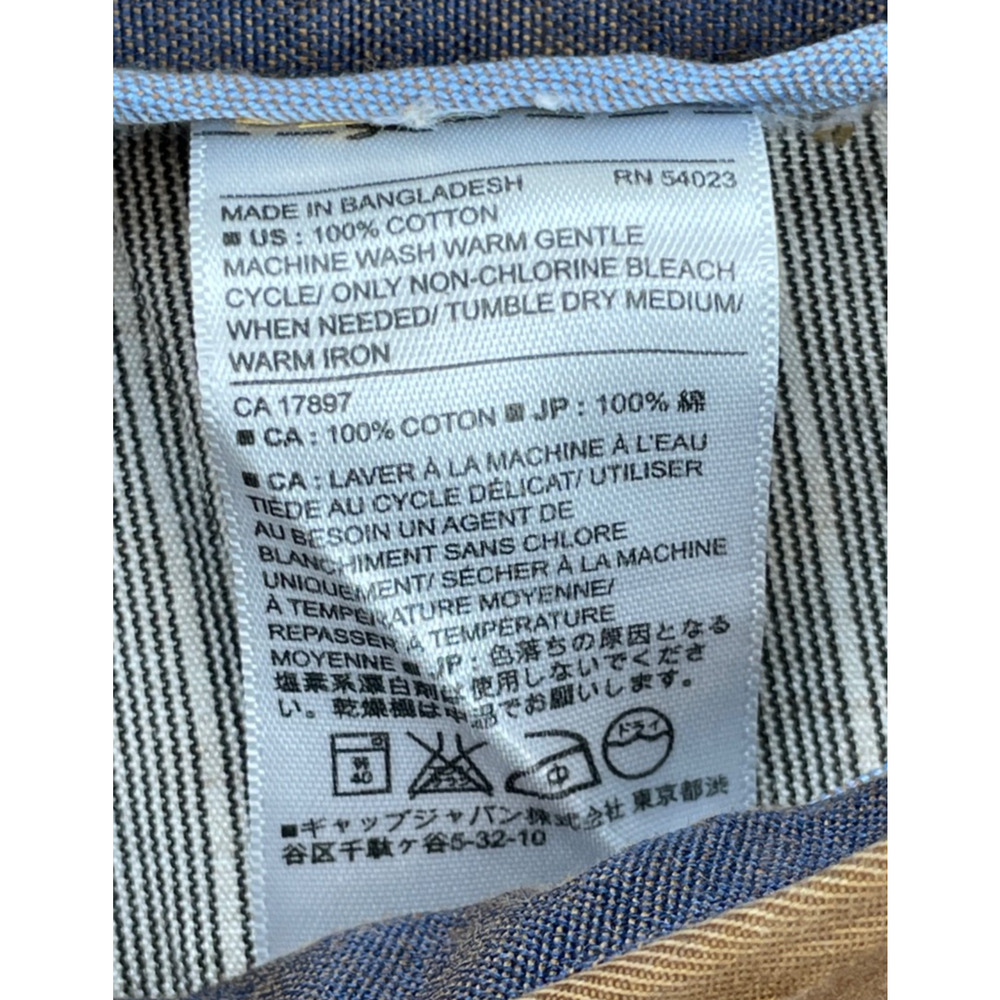 Banana Republic Pants Men 33 x 30 Brown 100% Cotton Aiden Chino Straight - Picture 4 of 6